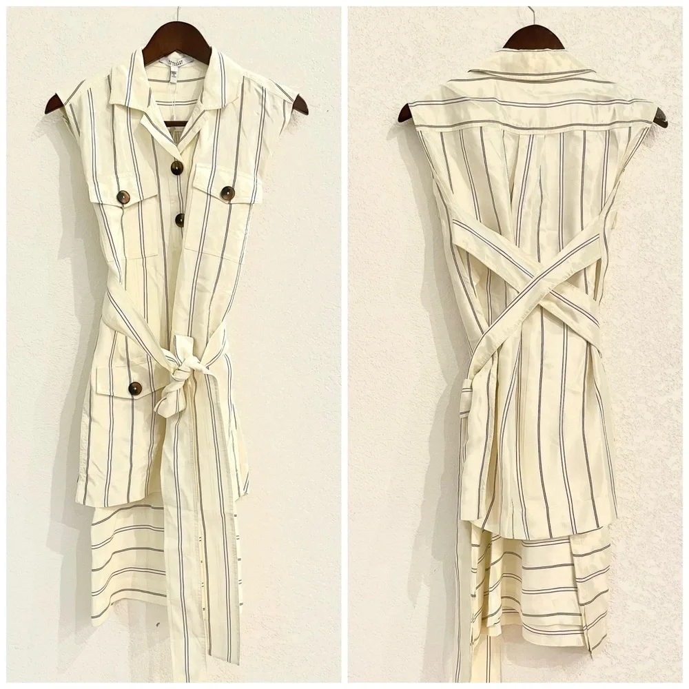 NWT Derek Lam 10 Crosby Utility Two-Piece Shirt Dress - Picture 11 of 16